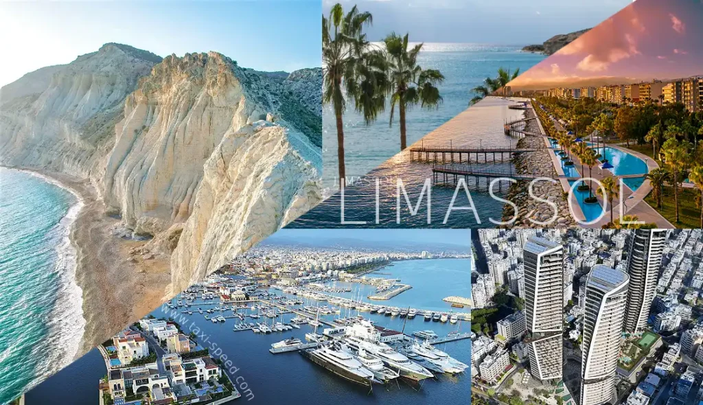 TAXI from Airport Larnaca to Limassol District